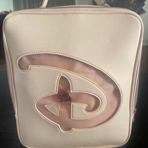 Disney Cream and Rose Gold pin backpack